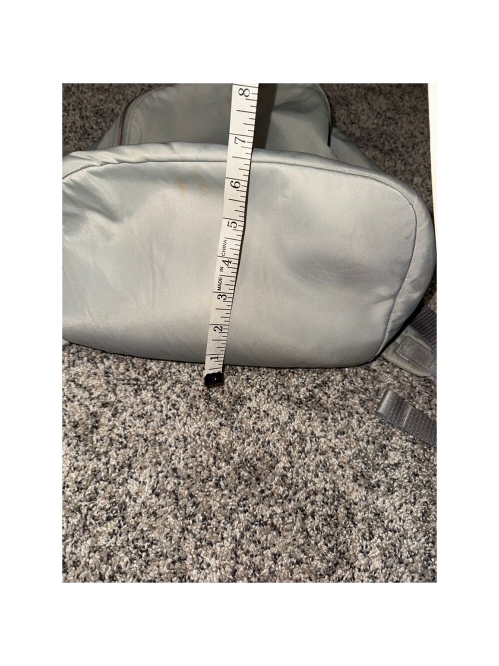 Lululemon Backpack Gray | Lightweight Nylon Gym Bag READ DAMAGE - Picture 3 of 16